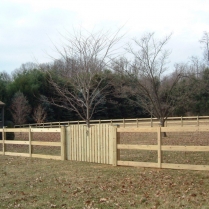 3-Board-Paddock-Fence-with-Solid-Board-Gates